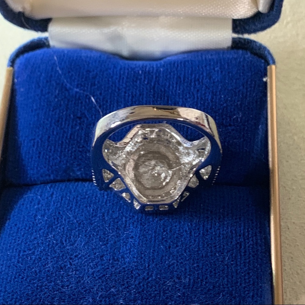 SILVER SAPPHIRE RING - Picture 6 of 9